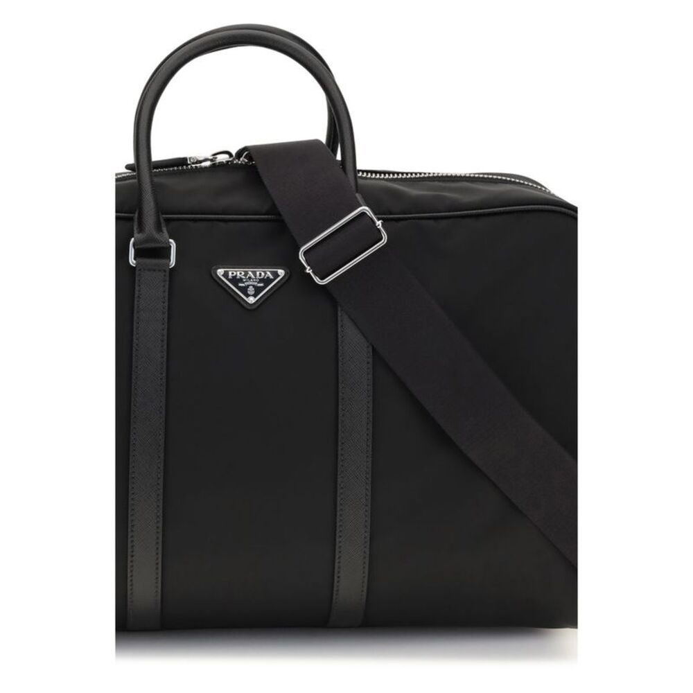 Prada Black Recycled Polyamide Luggage And Men's Travel - Picture 4 of 4